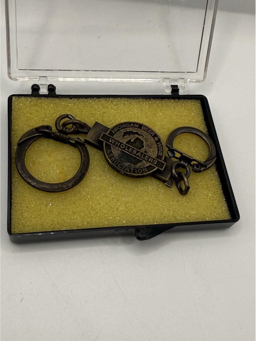 Vintage Michigan Beer & Wine Wholesale Keychain